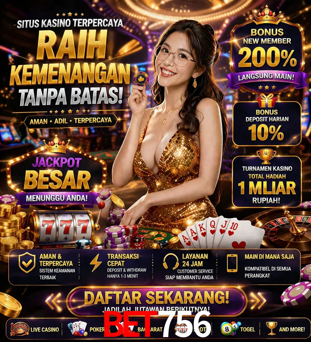 Roleta e blackjack bet756