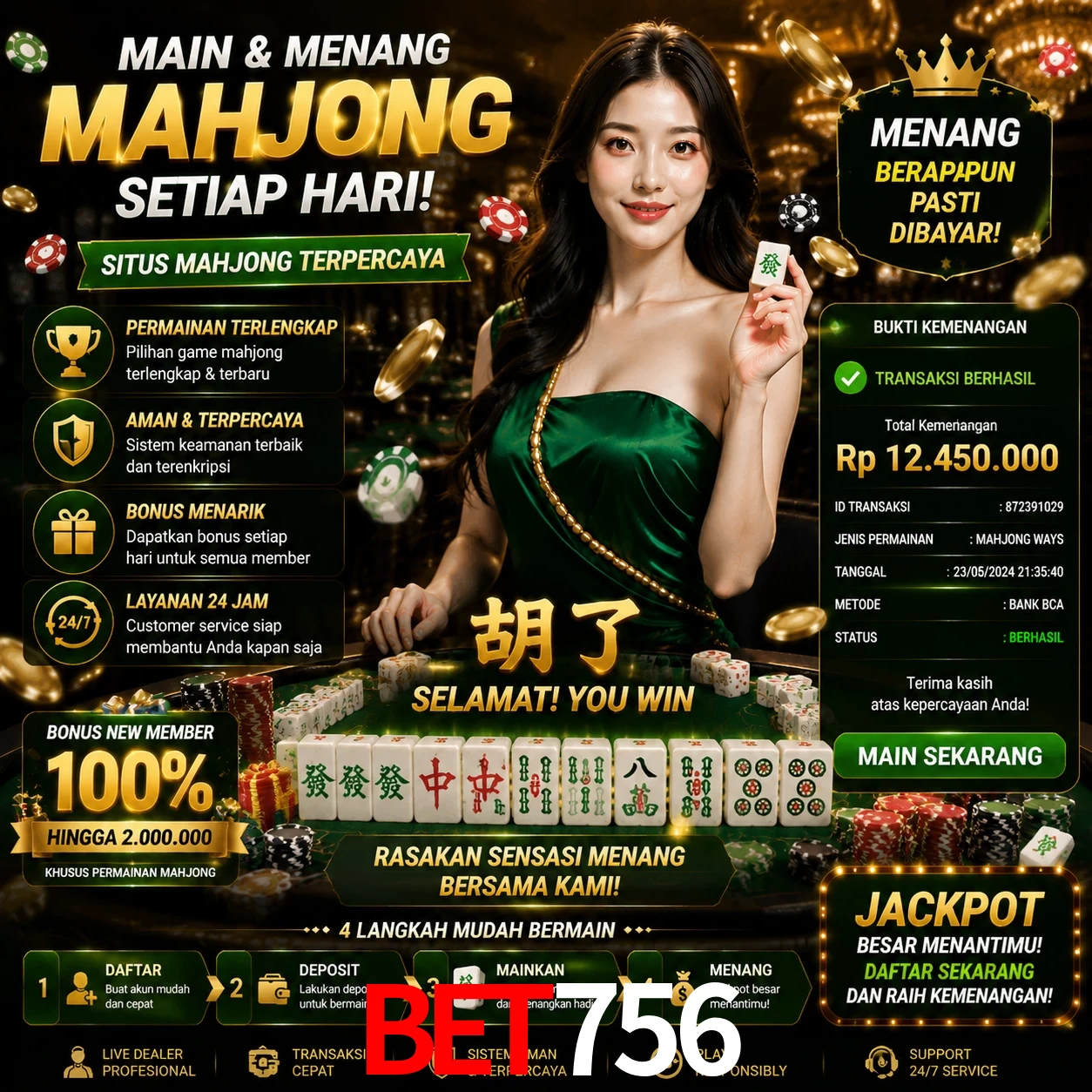 Ganhar e sacar na bet756